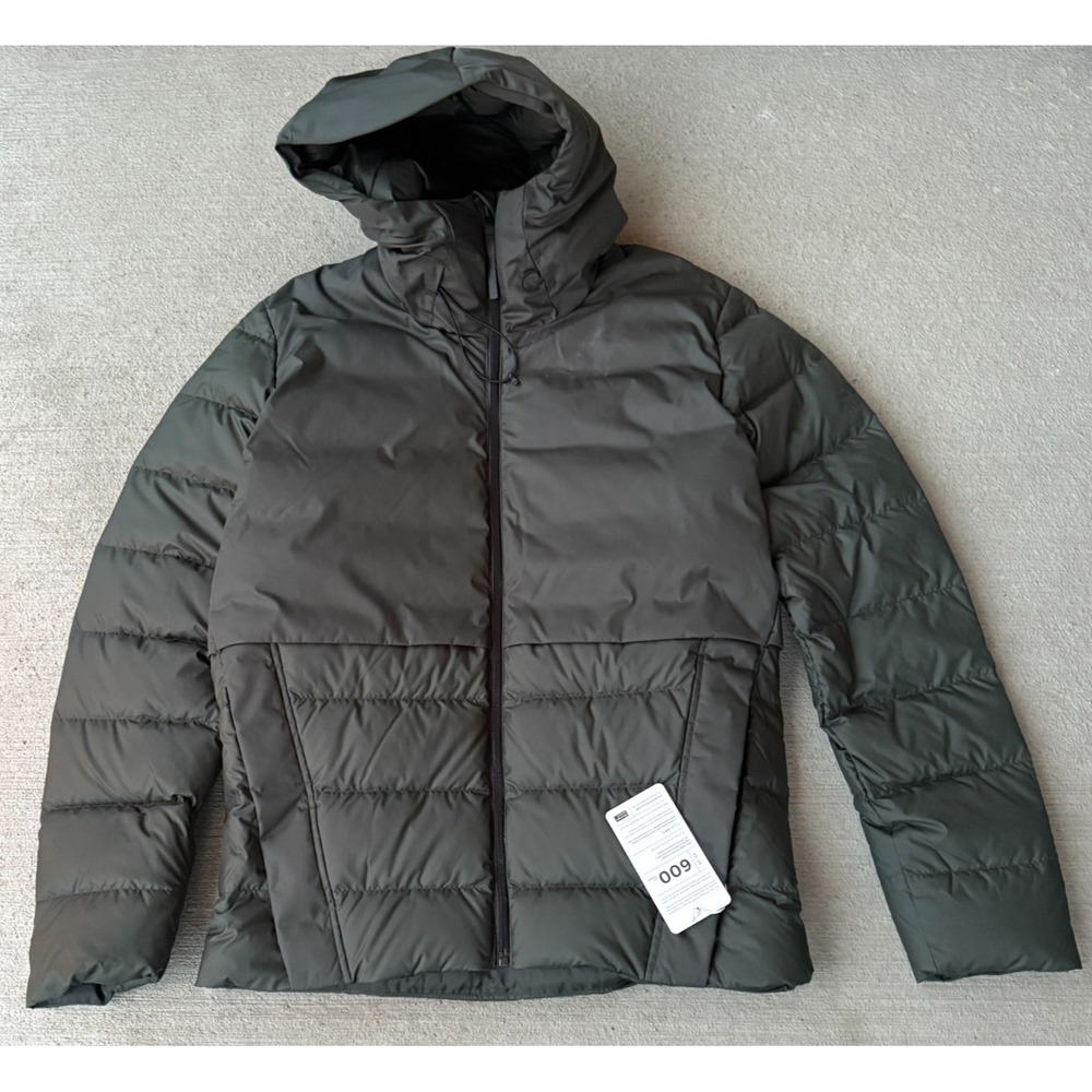 Adidas Mens Puffer Jacket Legend Earth Urban Traveer Cold RDY 600 Down Size S